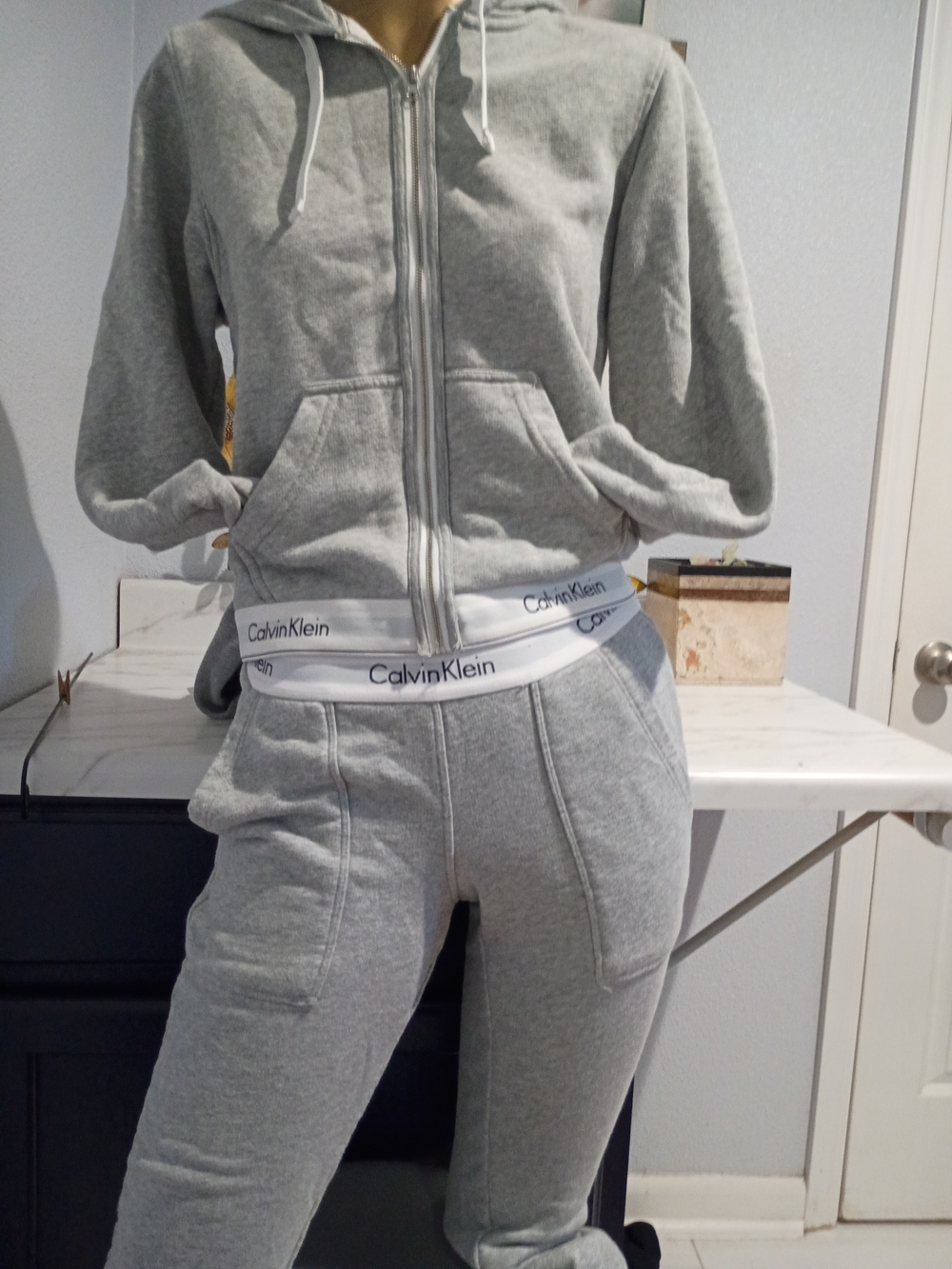 Calvin Klein Light Mauve Knit Sweater